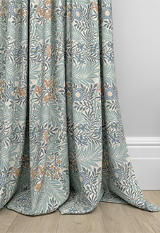 William Morris Larkspur, Woad - Made to Measure Curtains